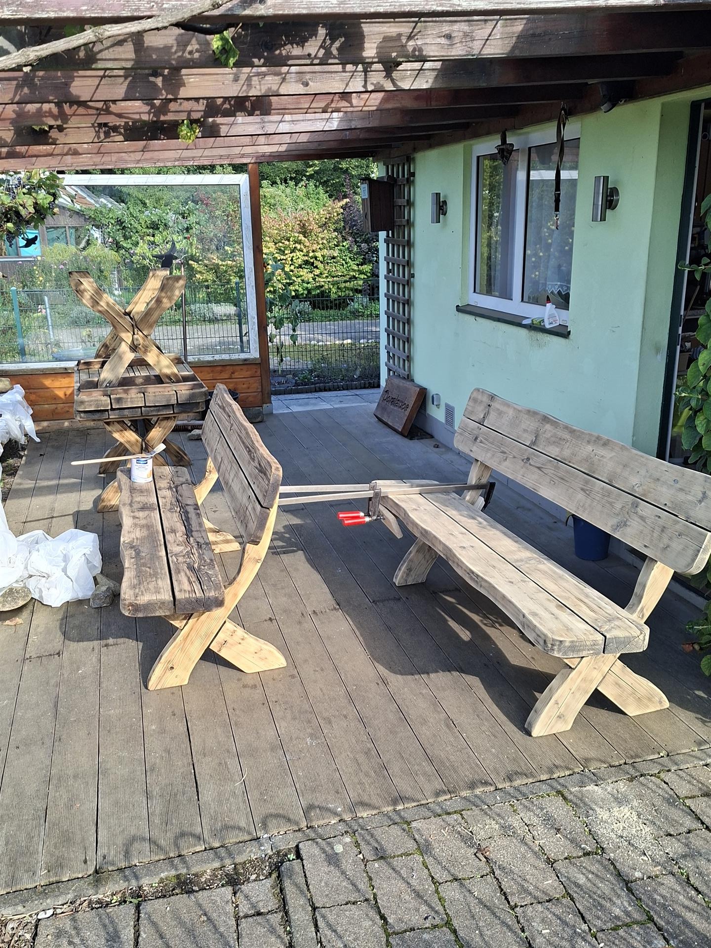 Instandhaltung an der Doralaube