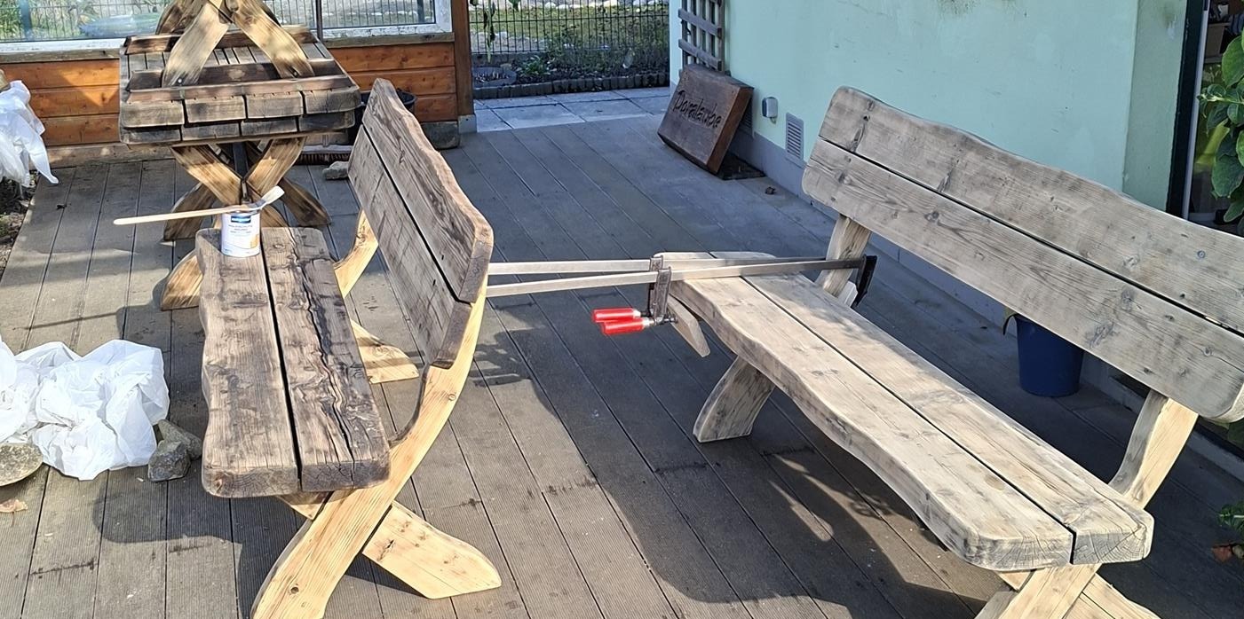 Instandhaltung an der Doralaube